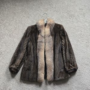 Elegant Tan Faux Fur Teddy Jacket